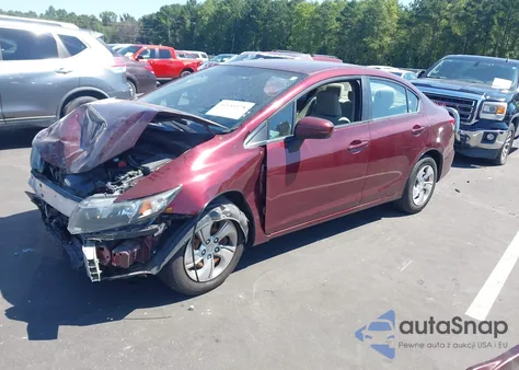 2014 Honda Civic Lx z USA, uszkodzony, nr VIN 2HGFB2F57EH519036